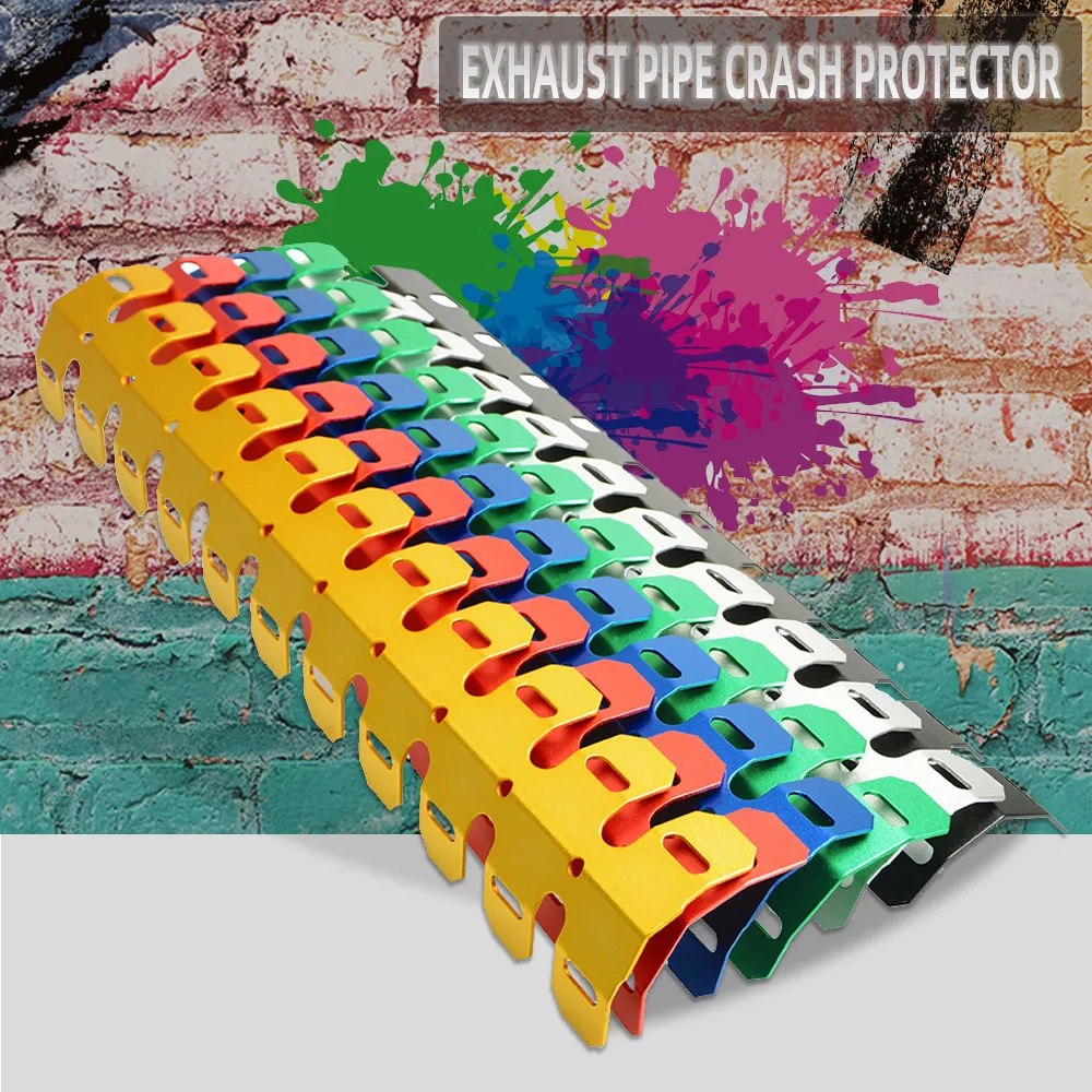 Теплозащитный экран выхлопной системы мотоцикла защитная крышка глушителя для