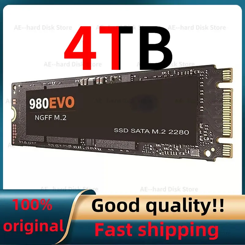 

Оригинальный M.2 SSD 4 ТБ 2 ТБ твердотельный накопитель NGFF контроллер жесткого диска Внутренний твердотельный накопитель для ноутбука Noteboook Desktop