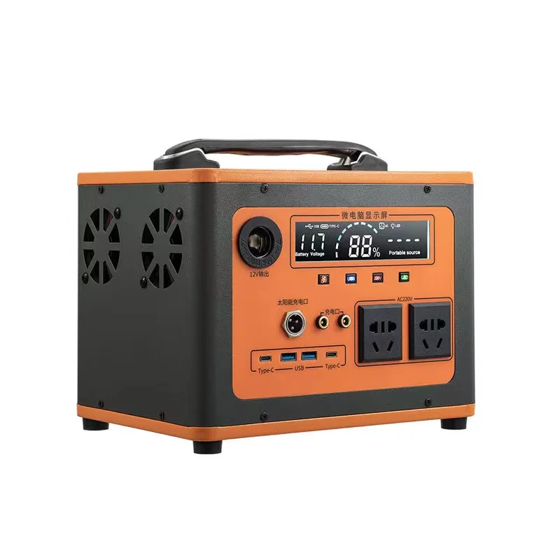 

Electric Application Mobile Power Supply 1352000mAh 500Wh AC/DC Lithium Battery Bank Portable Power Station for Outdoor Camping