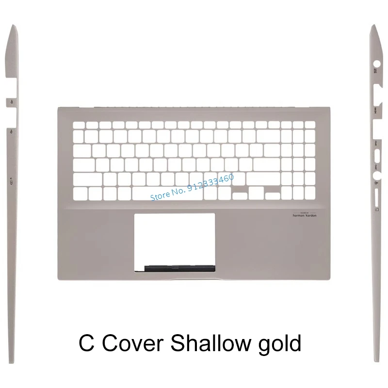 Новая задняя крышка для ноутбука серии ASUS X531F S531F K531 S5500F ЖК-дисплея передняя