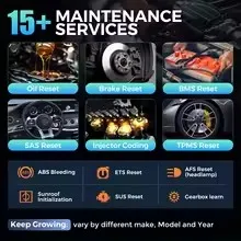 Фото Новый диагностический сканер KINGBOLEN Ediag Elite 2026 года с пожизненной бесплатной подпиской, для всех систем, 15 функций сброса, двунаправленное тестирование, OBD2 №5