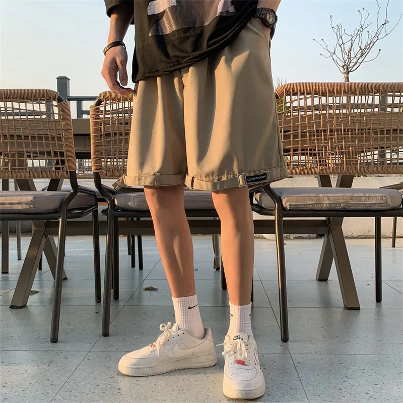 

2022 Summer Shorts Fifth Pants Loose Zip Draping Suit Pants Sports Pants