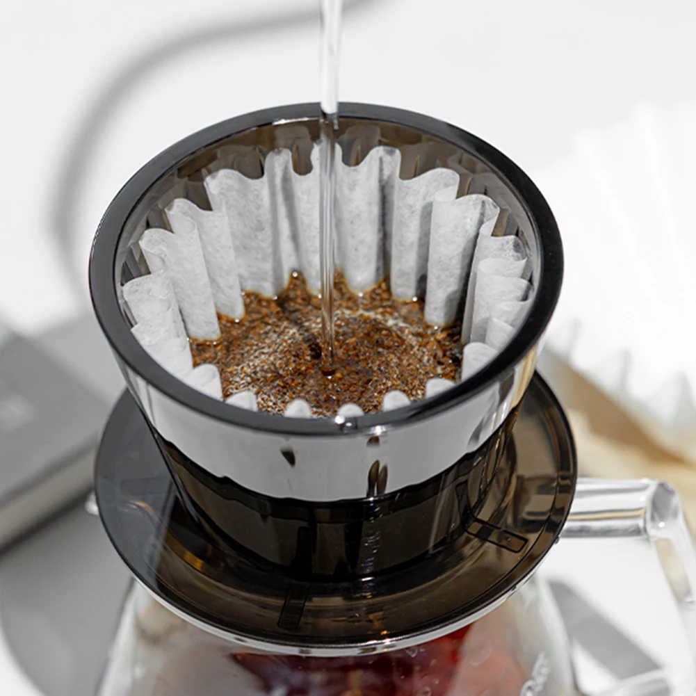 Круглая капельница для кофе B75 прозрачный фильтр наполнения глазами PCTG 1-2 чашки