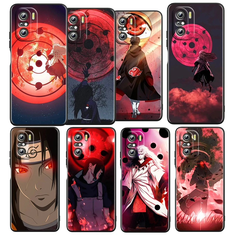 

Naruto Anime Sharingan For Xiaomi Redmi 10 10X K40 K30 K20 9 9I 9A 9C 8 5G Silicone Soft Black Phone Case Funda Coque Capa Cover
