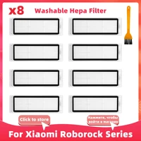 new upgrade high quality washable hepa filter for xiaomi roborock 1s s5 s6 max pure series xiaowa e25 e35 e45 robot vacuum parts
