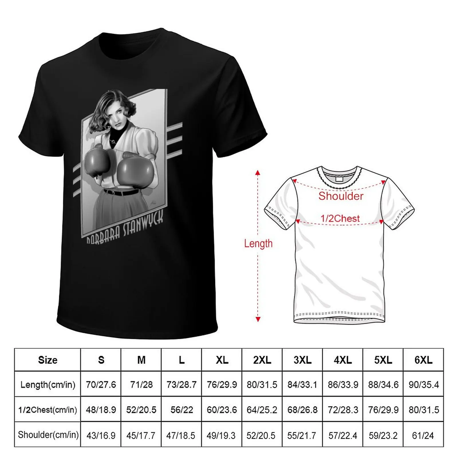 Футболка Barbara Stanwyck-Стэнwyck Cla незаменимая футболка винтажная одежда футболки с