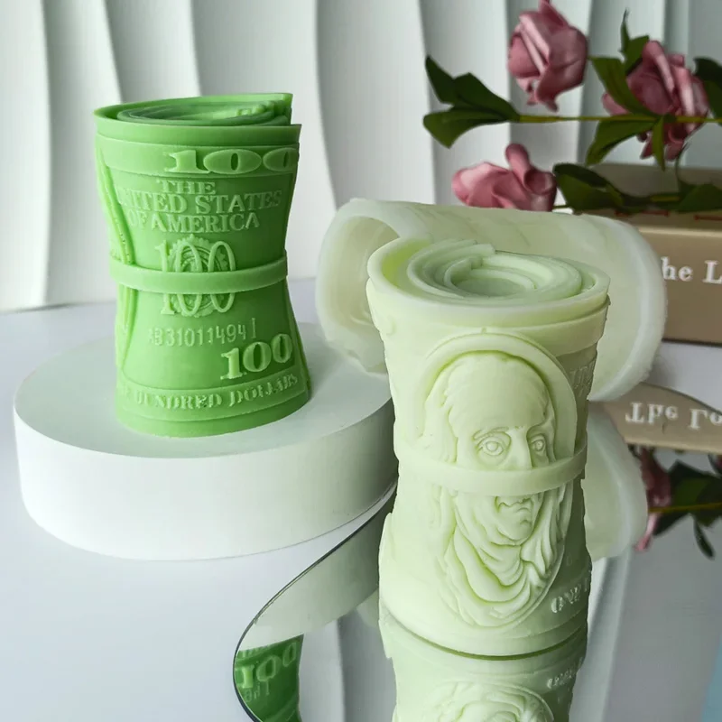 3D силиконовая форма для денег и доллара сделай сам ароматическая свеча украшений