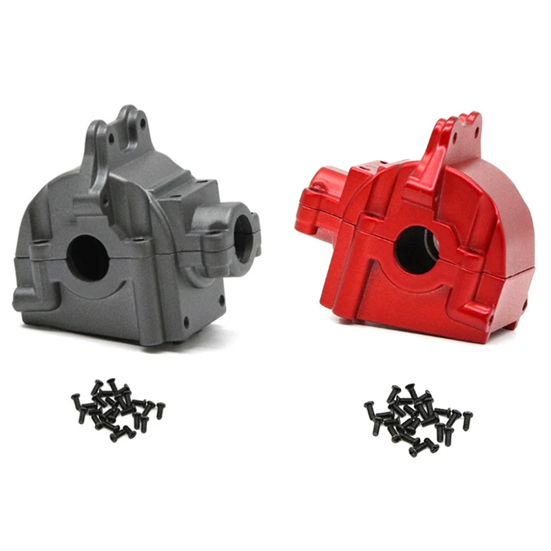 

Metal Wave Box Gear Box Shell Cover Differential Housing 144001-1254 For Wltoys 144001 1/14 Titanium 1Pcs & Red 2Pcs