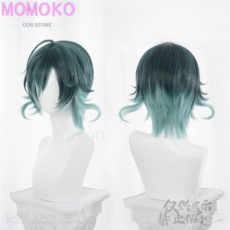 Аниме Муками Азуса Косплей Парик Вампира Игра DIABOLIK LOVERS Green Curl Реквизит Набор