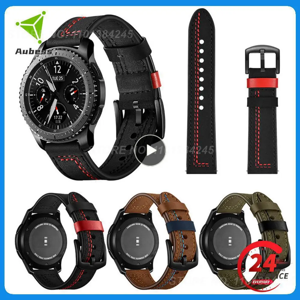 

1~8PCS Genuine Leather Watch Strap 22/20mm Secure Fit Suitable For Huawei Watch Strap Easy To Install Durable Exquisite Design