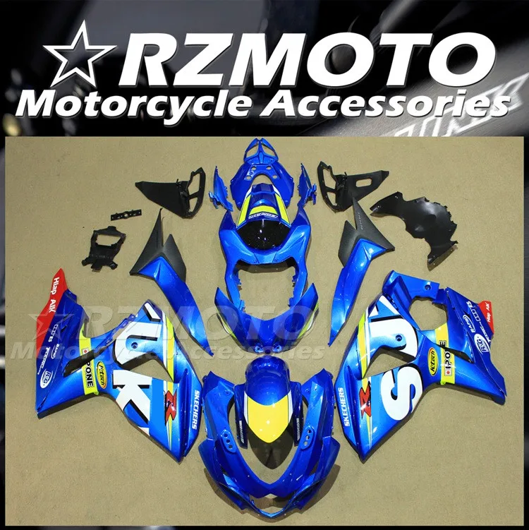 

Новый комплект обтекателей для мотоциклов из АБС-пластика подходит для Suzuki GSX-R 1000 K9 2009 2010 2011 2012 2013 2014 2016 2015 комплект обтекателей синего и крас...