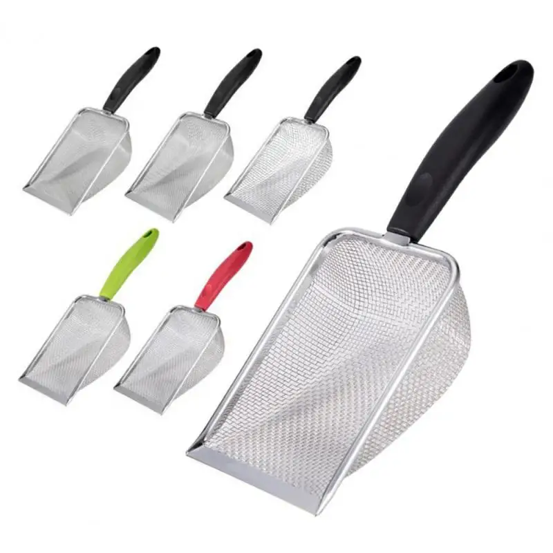 

Cat Cleaning Supplies Durable Save Time Unique Cat Litter Scoop Not Easy To Rust Actual Cat Litter Box With Hanging Holes
