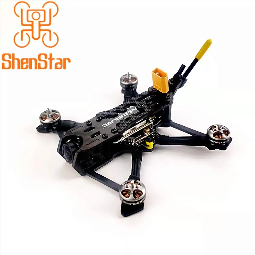 ShenStar FPV Frame Kit RC Drone Quadcopter Brushless Motor w/ RunCam Nano 4 Camera F411 15A Flight Controller VTX Propeller ESC