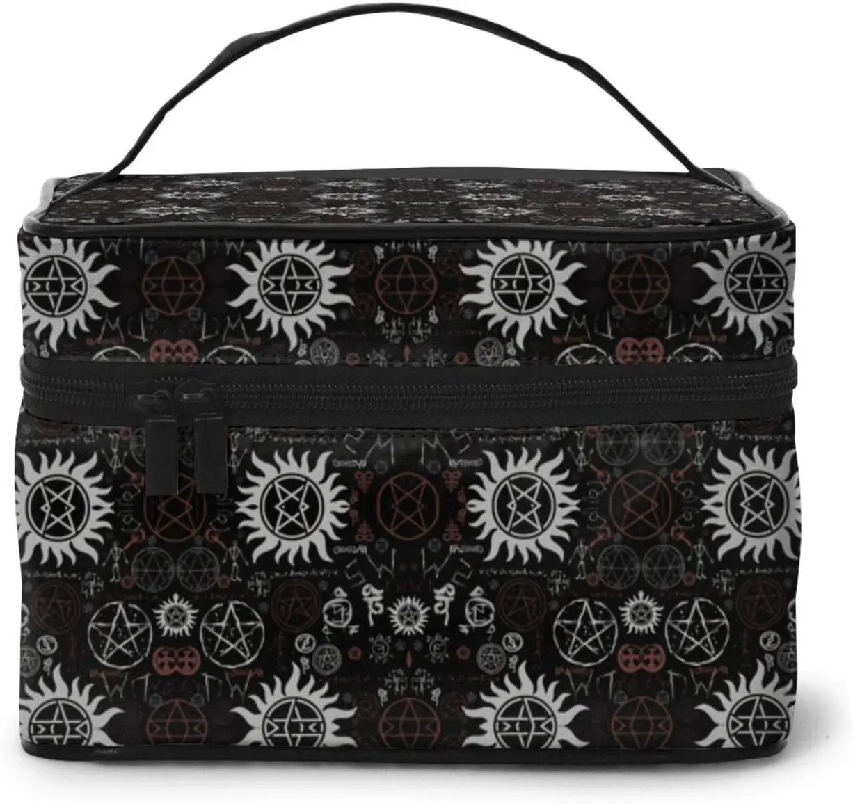 

Черная многофункциональная дорожная косметичка с символом, коробка для хранения косметических чехлов (для мужчин и женщин)