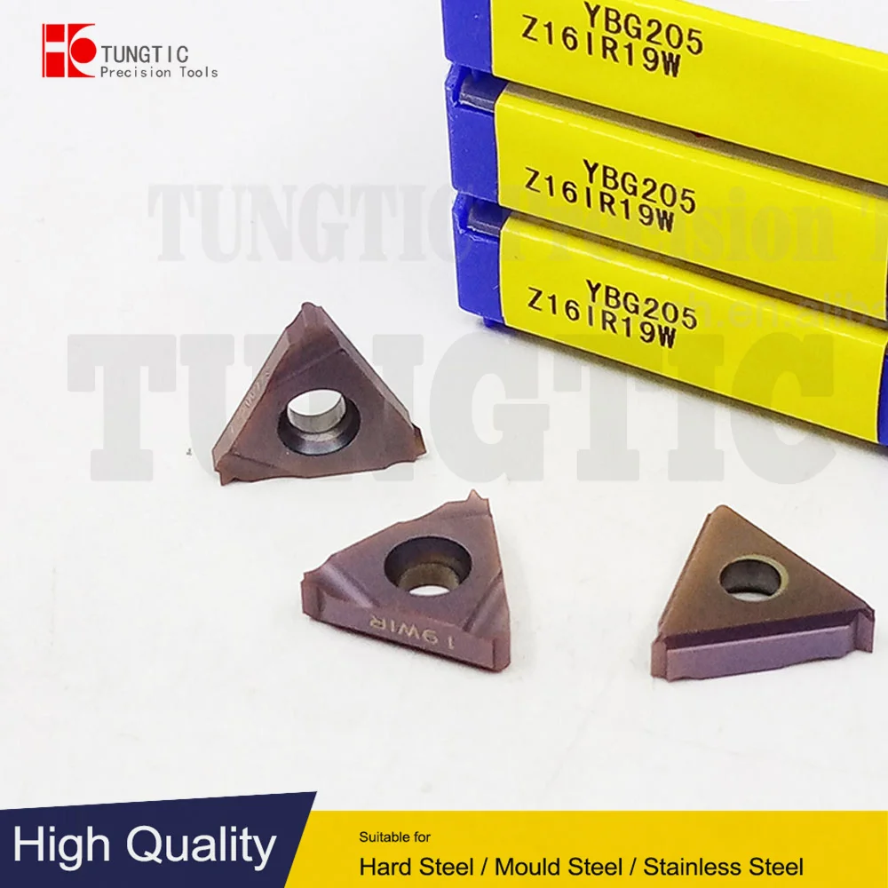 

TUNGTIC Z16 IR19W Z16IR19W Turning Inserts Carbide Cutter For Cast Iron