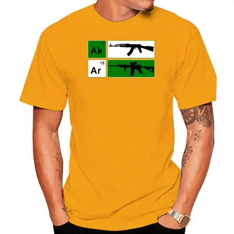 Ak47 Ar15 Riffle Adult S Nra Cool Gun Defense Tee T Shirt Graphic Novelty Cotton Spring Slim O-Neck Create New Fashion Shirt