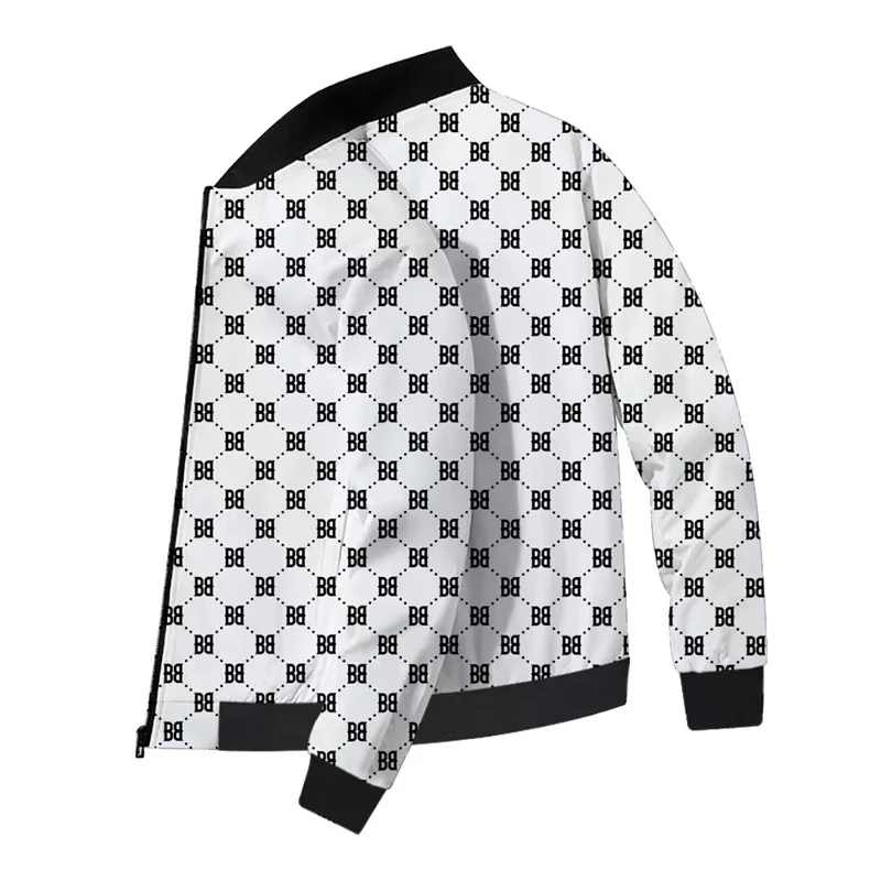 

Мужская модная куртка, новая мужская Повседневная ветровка, куртка-бомбер, мужские куртки, 2023, весна-осень, уличные водонепроницаемые приталенные куртки для мужчин