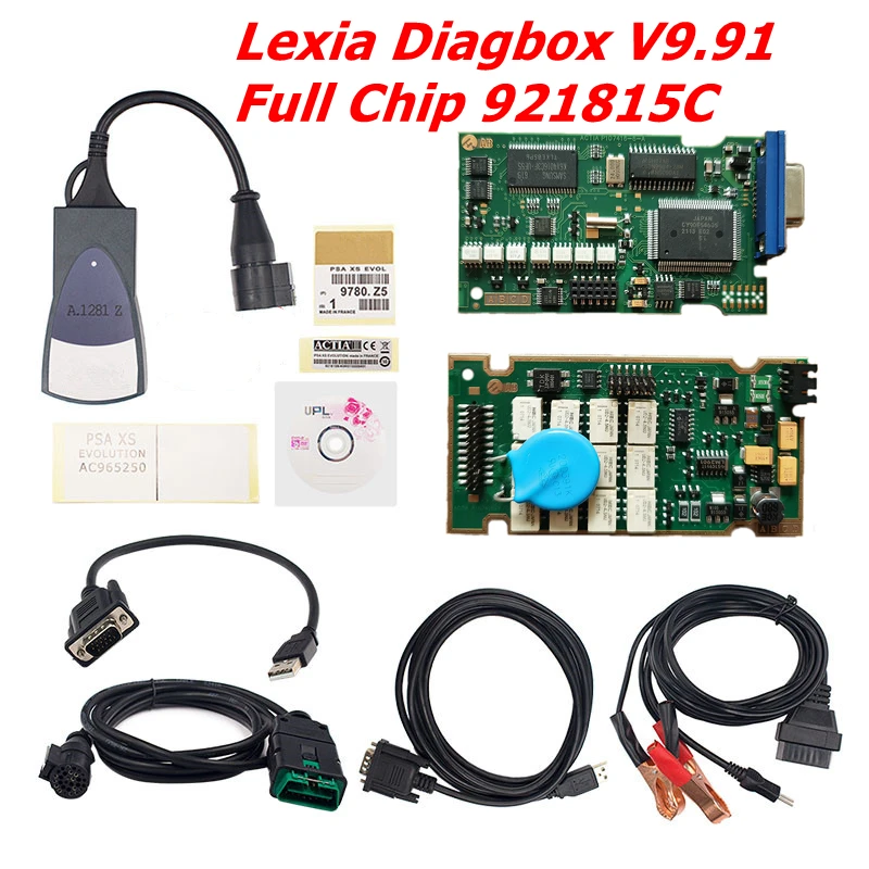 Фото Новейший полный комплект чипов 2026 года для Lexia 3 PP2000 Diagbox V9.85 и VM Diagbox 9.91, полный чип 921815C, диагностический инструмент, ЛУЧШЕЕ качество, полный набор. №4