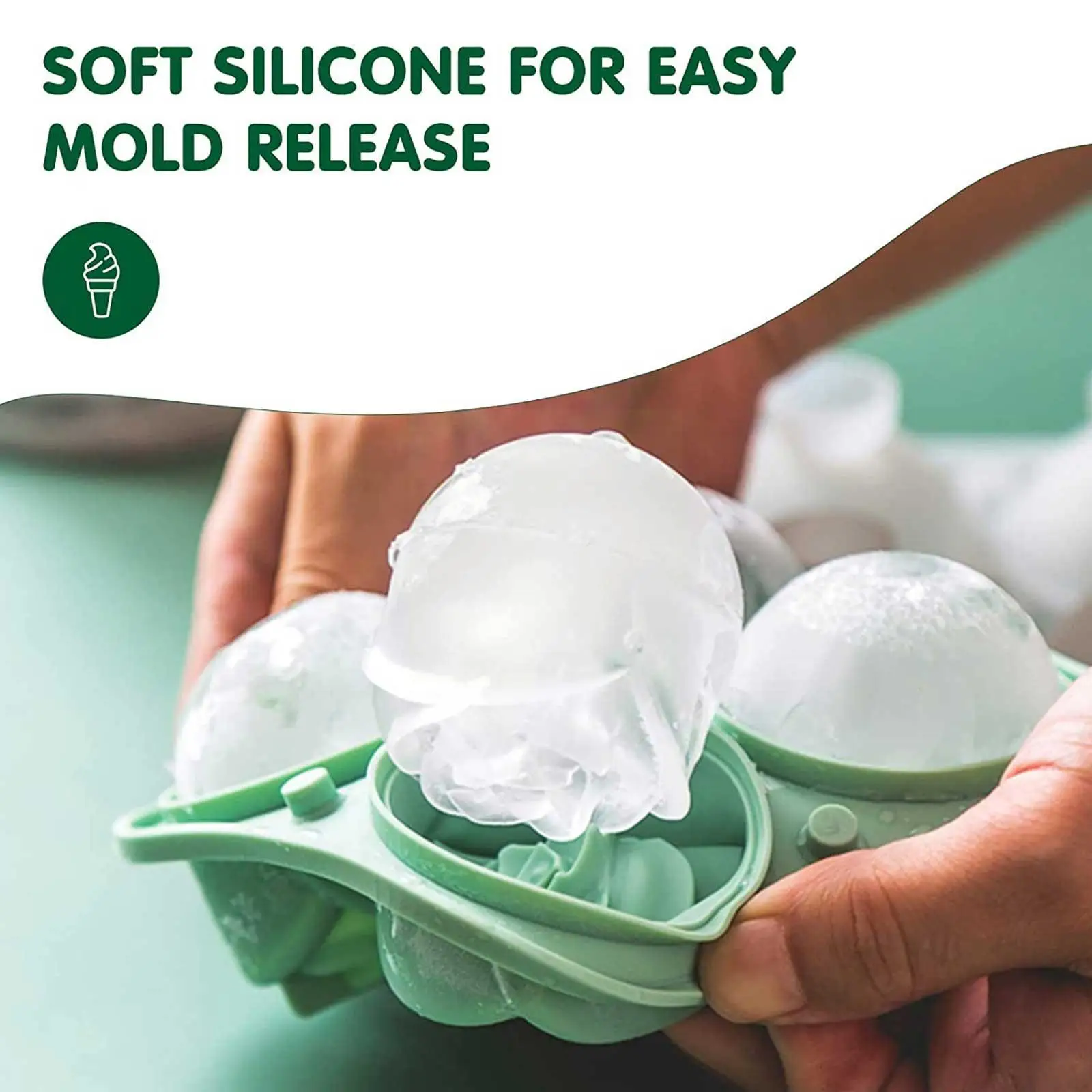 

3D Rose Flower Ice Cube Maker Teddy Bear Ice Cube Mold Mould Cream Ice Tool Cake Cocktail Wine Whiskey Tray Mold Silicone D G0F3