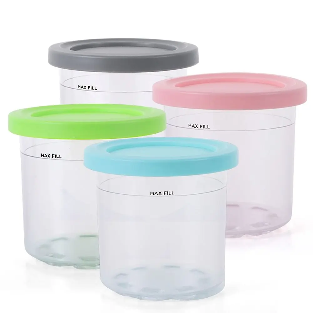 

for NC301 NC300 NC299AM Storage Jars For Ninja Creami Ice Cream Containers Ice Cream Pints Cup with LidsFor Ninja