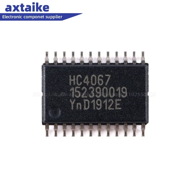 

10PCS 74HC4067PW 74HC4067 74HC4067PW,118 TSSOP-24 Multiplexer Switch ICs SMD IC