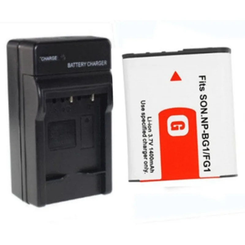 Для Sony DSC-H50 H10 H20 W210 W220 WX1 W170 H50 цифровая камера NP-BG1 аккумулятор для камеры, зарядное устройство 3,7 В 1400 мАч (art.: 3920d46fc4ea9) - 3920d46fc4ea9
