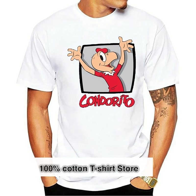 

Customize Casual Condorito T-Shirt Man 100% Cotton Clothes Fitness Men And Women Tshirts 2020 Short-Sleeve Hiphop Tops