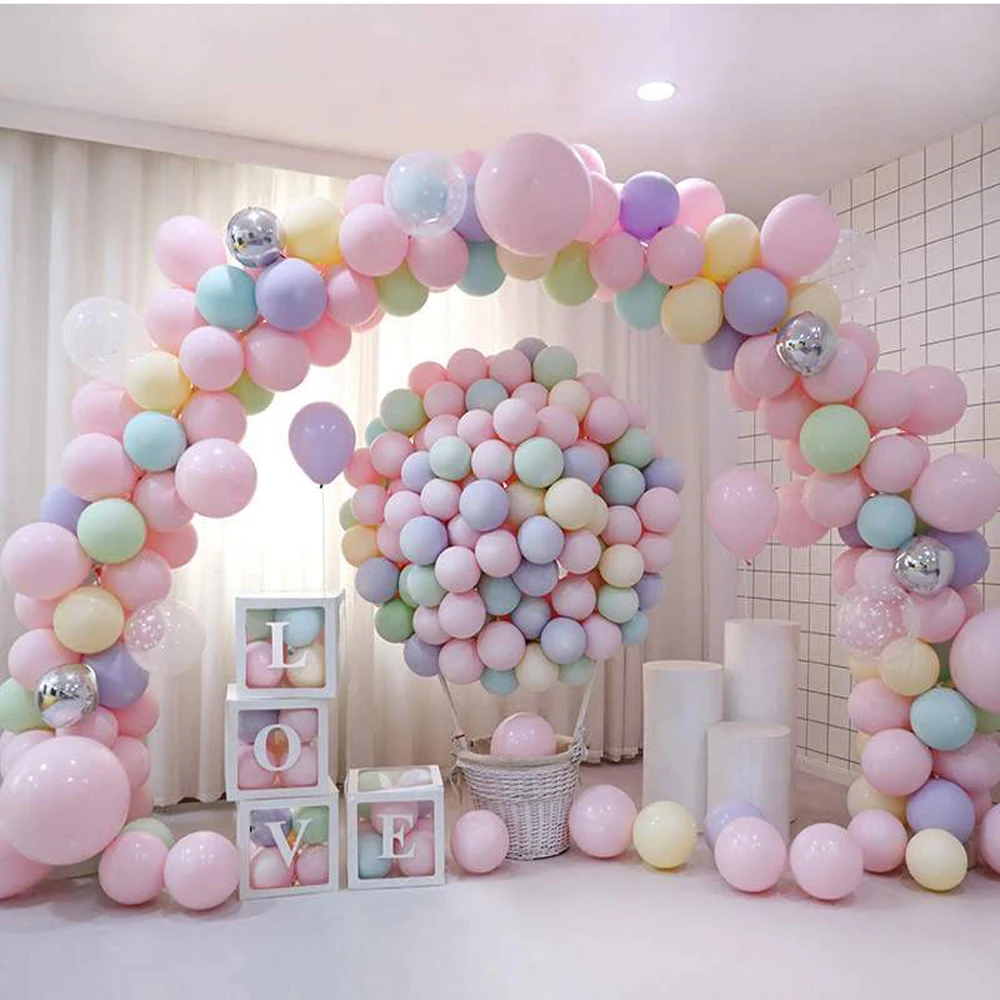 

20pcs 5/12/10Inch Macarons Latex Balloons Pastel Candy Wedding Party Birthday Decoration Balloons Baby Shower Decor Air Globos