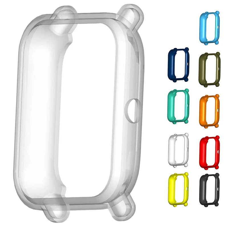 Защитный чехол для часов совместимый смарт-часы Xiaomi Amazfit Bip Youth защитный из ТПУ