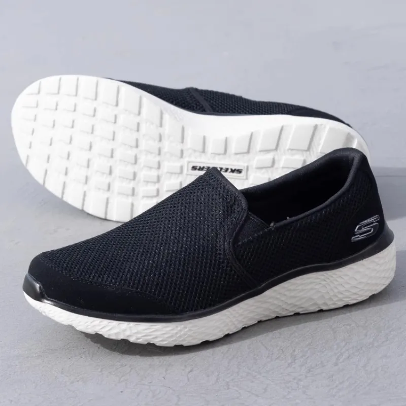 Мужские кроссовки Skechers. Новая летняя модная дышащая повседневная обувь. Легкая