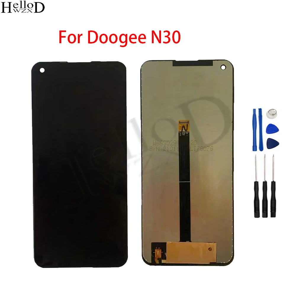 Для Doogee N30 100% протестированный ЖК-дисплей для Doogee N30 Android 10 OS, ЖК-дисплей, инструменты