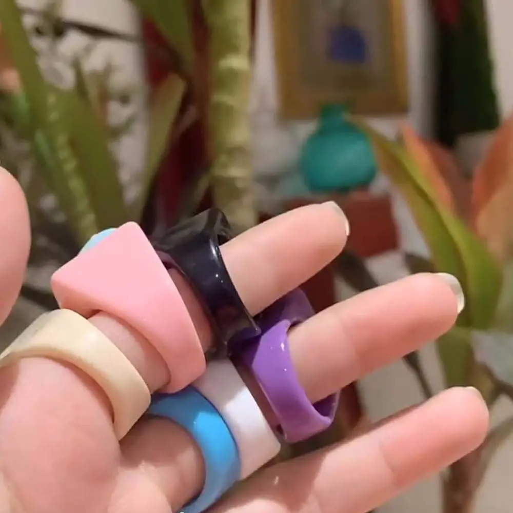 Женское кольцо для большого пальца массивное акриловое в Корейском стиле