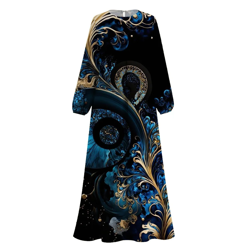 Повседневный стиль коллекция абая-кафтанов 2024 красочное черное платье для