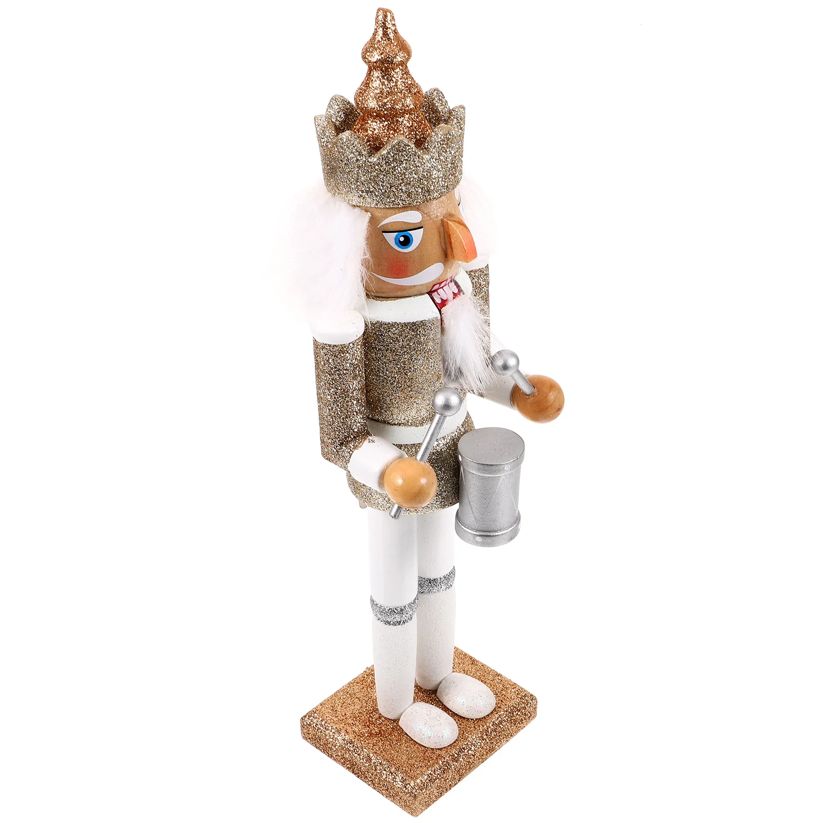 

Nutcracker Wooden Christmas Decorations Walnut Soldier Kids Dining Table Ornaments Lotus Tree Child Xmas Desktop Crafts