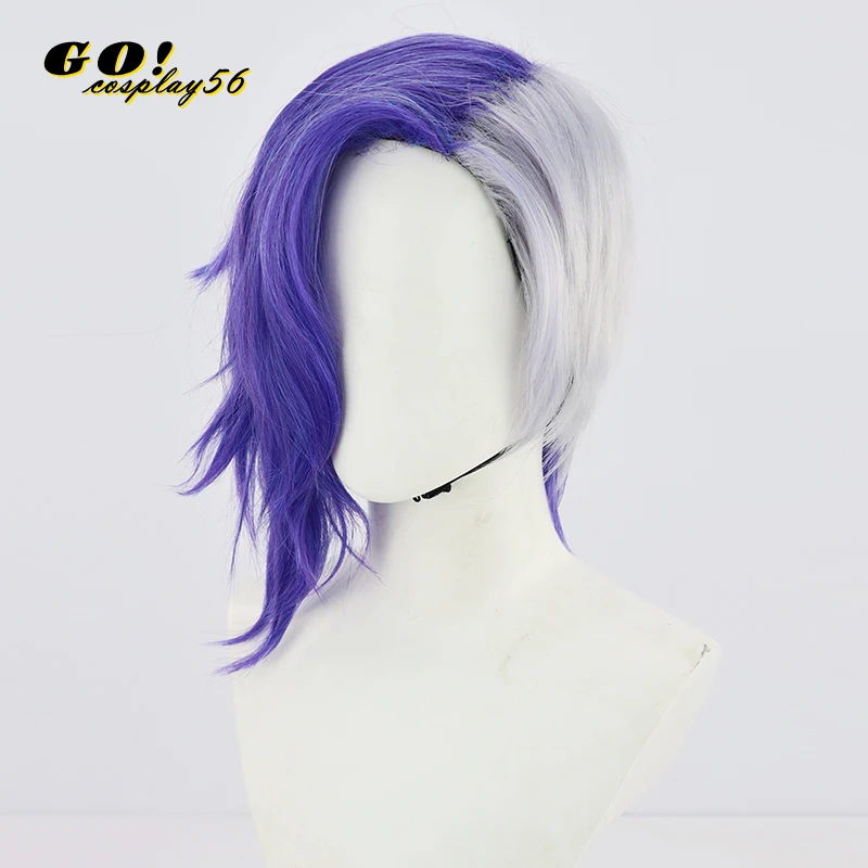 Парик унисекс из синтетических волос 45 см |