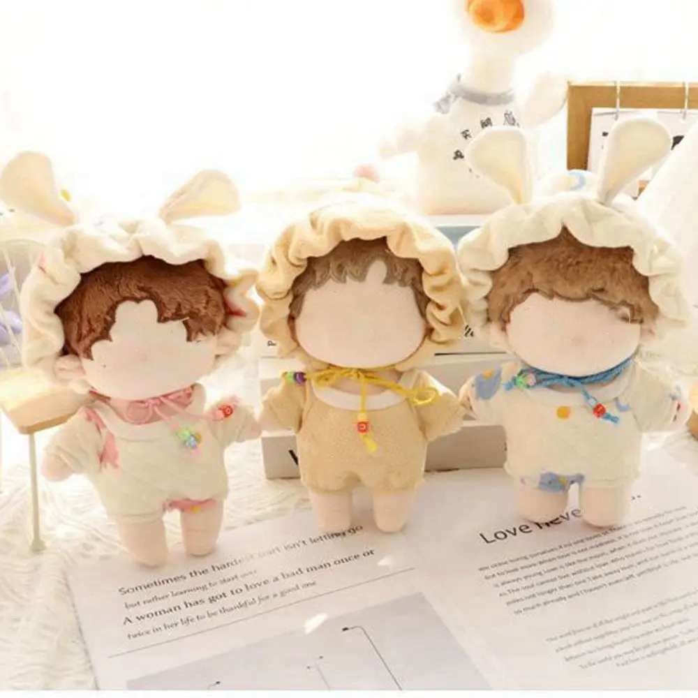 

Accessories Cotton Stuffed Dolls Idol Doll Outfit Cute Headwear 20cm Doll Clothes Mini Clothes Fashion Overalls Hat