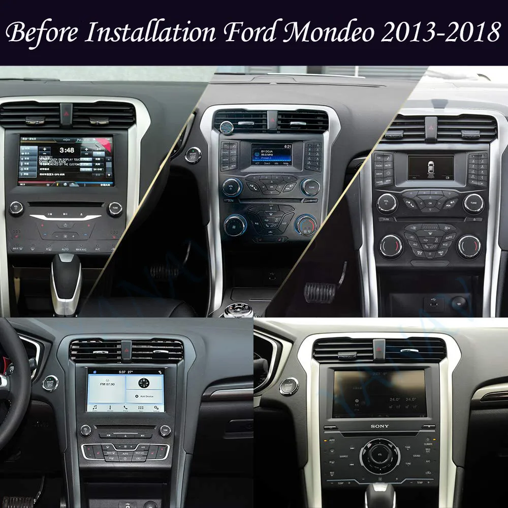 

Автомагнитола PX6, система Android 13,6 дюйма для Ford Mondeo 2013-2017 Tesla, вертикальная Автомобильная GPS-навигация, видео, Мультимедийный MP3-плеер