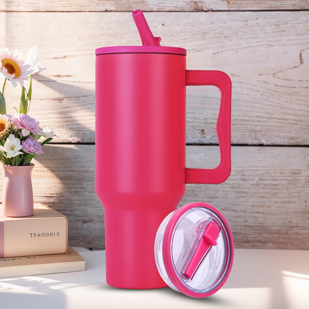 Сменная откидная соломенная крышка для стакана на 40 унций подходит Quencher защита