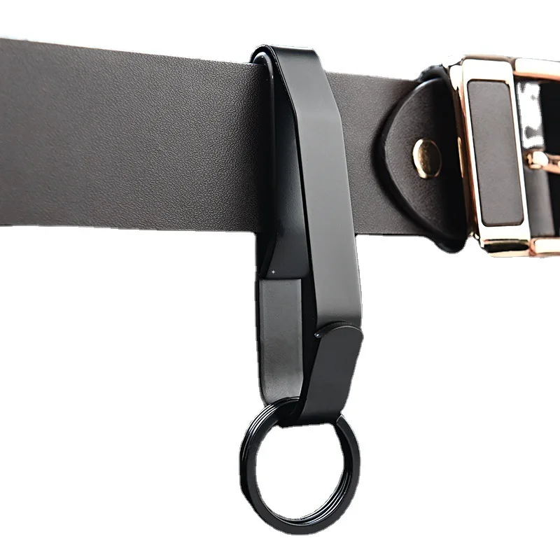 

Stainless Steel Waist Hanging Car Key Buckle Key Clip Belt Buckle Outdoor Buckle Keychain