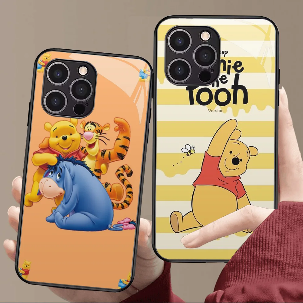 T-43 Eeyore Pigget Роскошный чехол из закаленного стекла для Xiaomi POCO F5 M4 F3 F4 GT M3 M6 Pro 5G