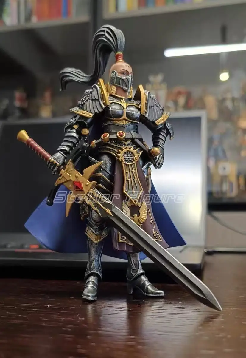 Фото 【SF】JOYTOYS Warhammer 40K 1/18 Фигурка Sisters of Silence Knight-Commander Jenetia Krole Prime Модель игрушки в подарок №5