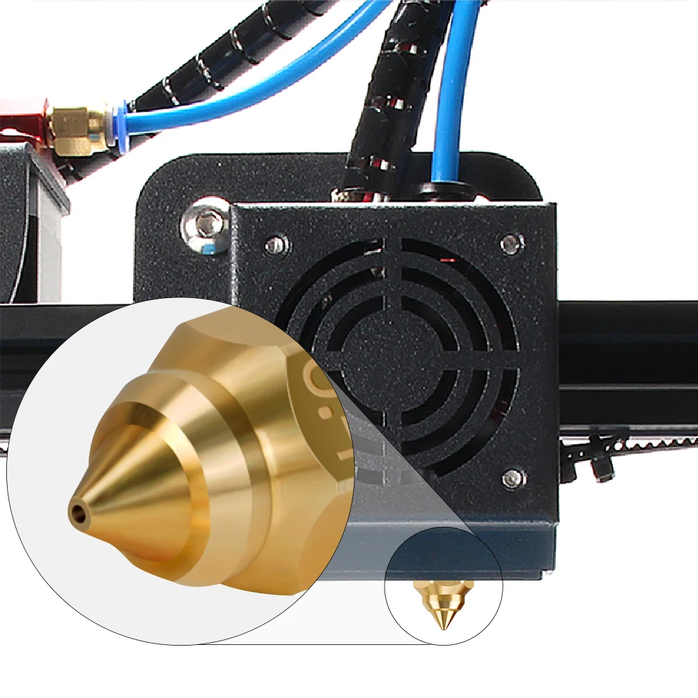 Mega 3 шт латунные сопла 0 8/0 6/0 4 мм детали для 3D принтера Creality CR-6 SE Φ S1 Pro Ender-3 |