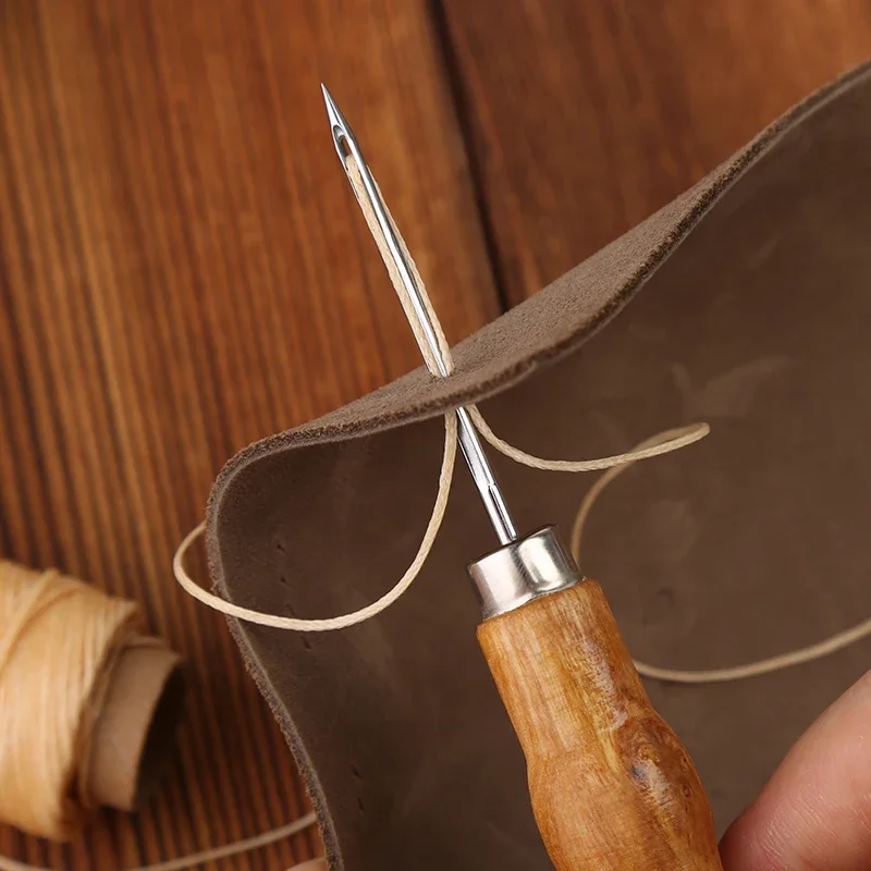 IMZAY Набор Для Перфорации Кожи С Большими Швейными Иглами Инструменты Пробивания