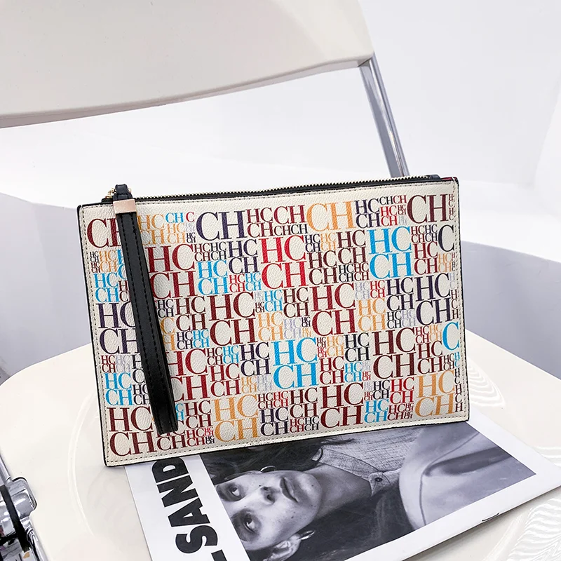

High Quality Luxury Fashion Clutch Purse Luxury Panelled Letter Envelope Bag 2023 New Famous Designe Small Square Bag Sac A Main
