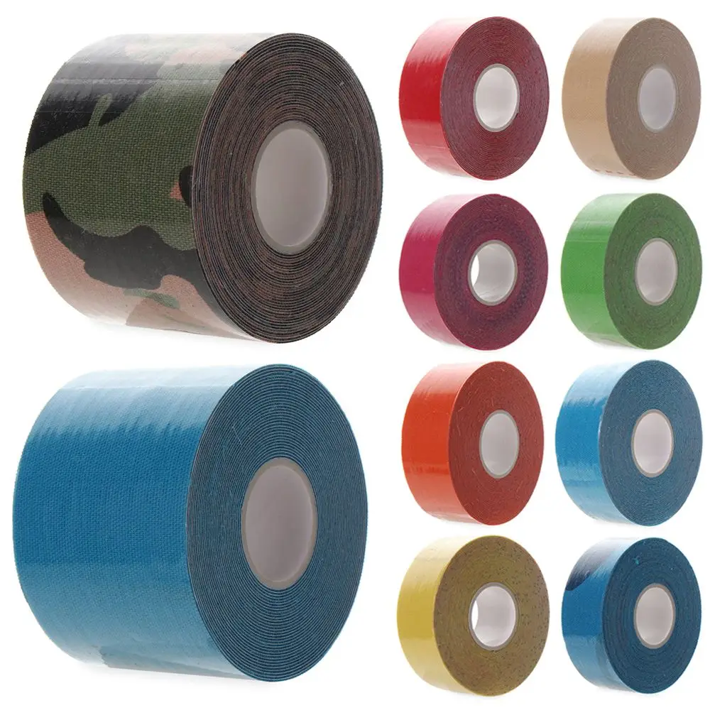 

2.5cm/5cm Protective Athletic Recovery Kneepad Pain Relief Adhesive Bandage Sports Safety Muscle Tape Elastic
