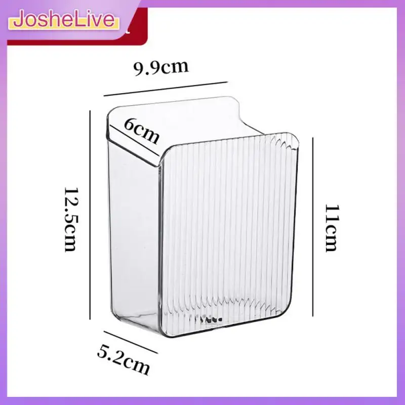 

Небольшая коробка для хранения без сверления, контейнер, органайзер, корзина, полка, органайзер, прозрачная коробка для хранения косметики ...