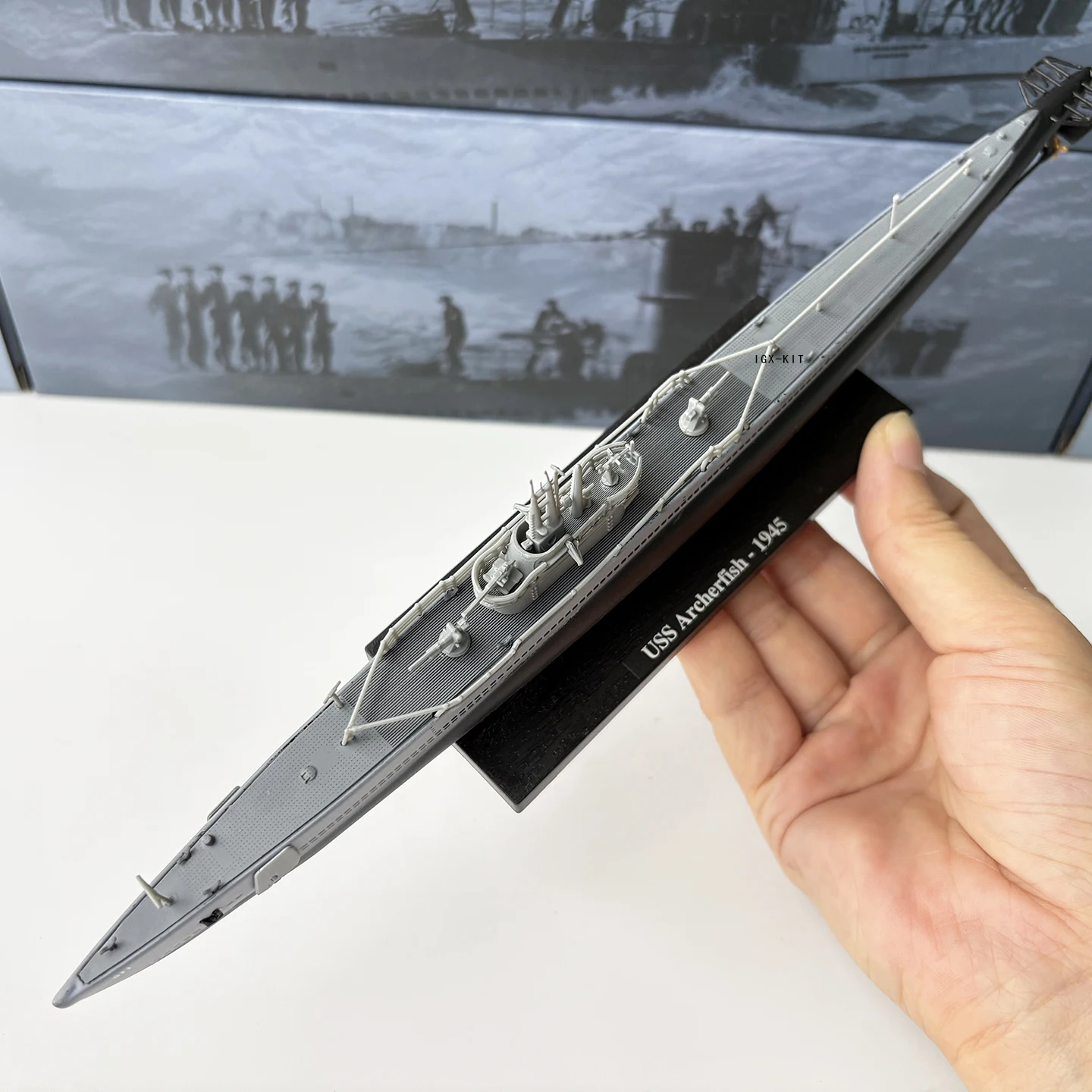Фото Масштабная модель американской подводной лодки U-Boat 1/350 U47 U552 U181, литая металлическая готовая модель военного корабля, коллекционный сувенир, подарок №4