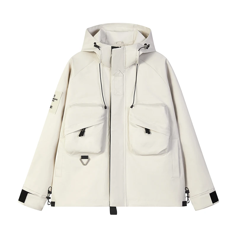 Мужская камуфляжная куртка с капюшоном черная зеленая кофейная белая верхняя