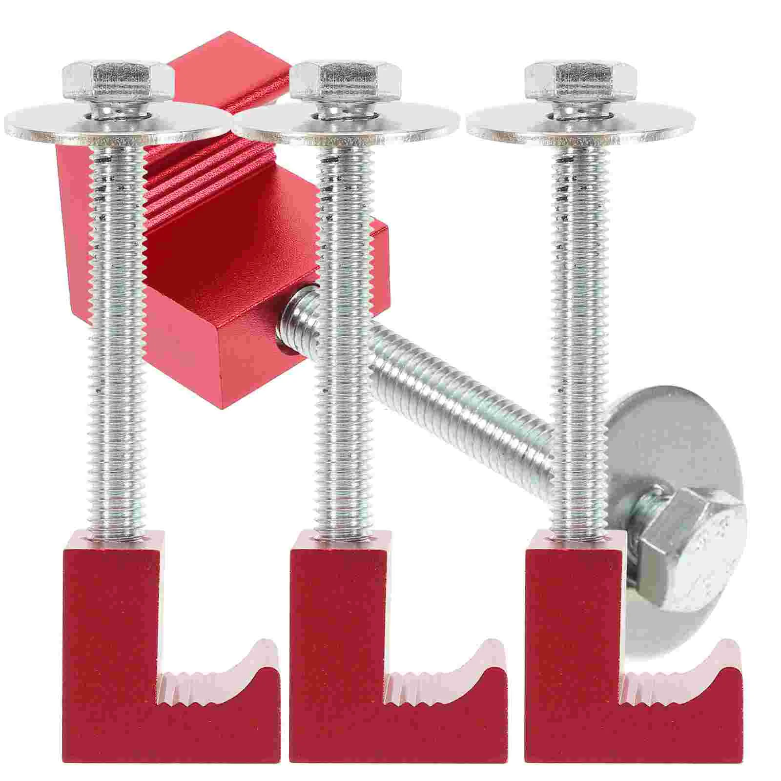 

4pcs Practical Tool Box Mount Tie Downs J Hooks Tool Box Mounting Clamps Truck Bed Tie Downs Truck Tool Box Mount Clamps