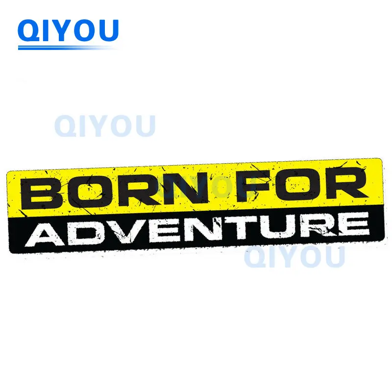 

Personalized BORN FOR ADVENTURE Car Stickers Are Suitable for PVC Decal Used for Helmet Off-road Vehicle Body Surfboards